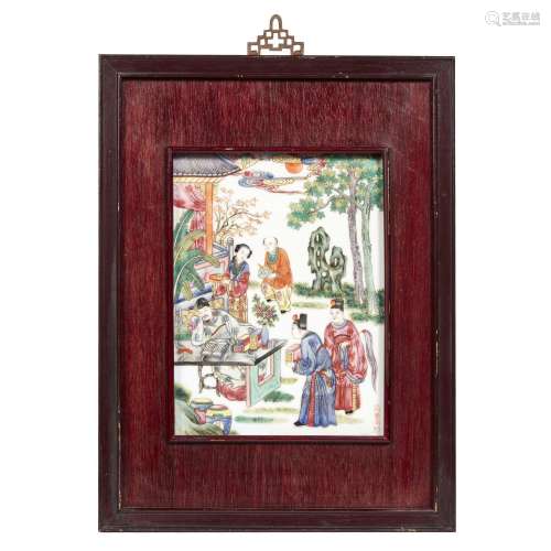 A GROUP OF FOUR PLAQUES, CHINA, 20TH CENTURY<br />
中国 二十...