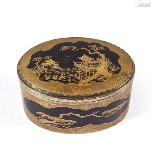 A BOX, GIAPPONE, 19TH-20TH CENTURIES<br />
日本 十九至二十世...