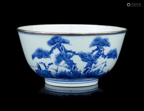 A Blue and White Porcelain Bowl