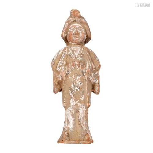 A SCULPTURE, CHINA, TANG DYNASTY, 9TH CENTURY<br />
唐 九世纪...