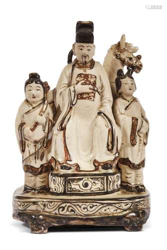A STATUE, CHINA, MING DYNASTY, 16TH CENTURY<br />
明 十六世纪...