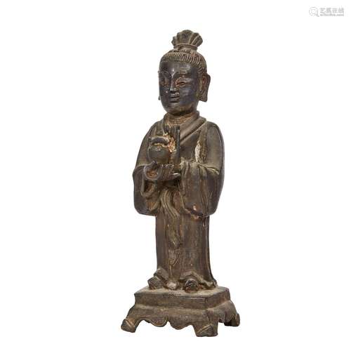 A SCULPTURE, CHINA, QING DYNASTY, 17TH CENTURY<br />
清 十七...