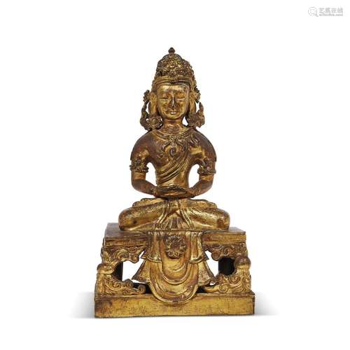 A SCULPTURE, CHINA, QING DYNASTY, 18TH CENTURY<br />
清 十八...