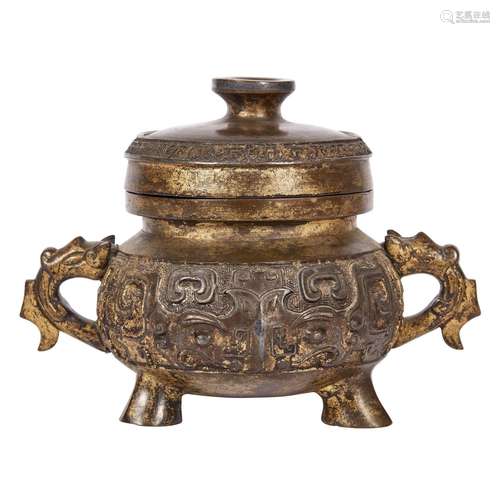 A CENSER, CHINA, MING DYNASTY, 17TH CENTURY<br />
明 十七世纪...