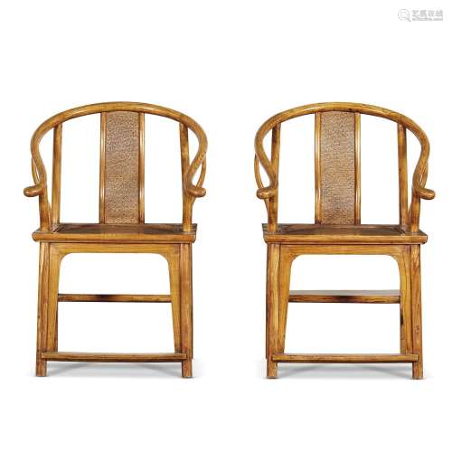 A PAIR OF ARMCHAIRS, CHINA, QING DYNASTY, 18TH CENTURY<br />...