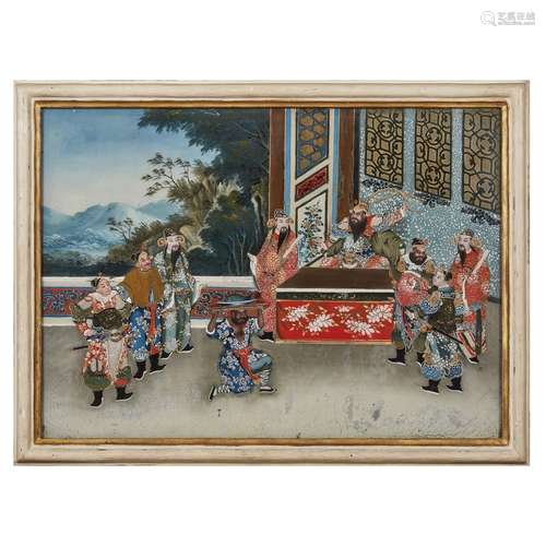 A PAINTING, CHINA, QING DYNASTY, 19TH CENTURY<br />
清 十九世...