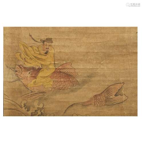 A PAINTING, CHINA, QING DYNASTY, 19TH-20TH CENTURIES<br />
清...