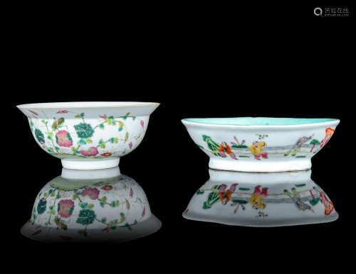 Two Famille Rose Porcelain Bowls