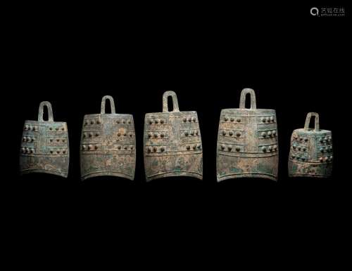 A Set of Five Bronze Bells, Zhong