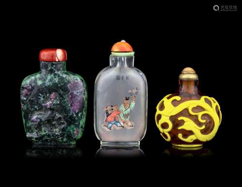 Three Snuff Bottles