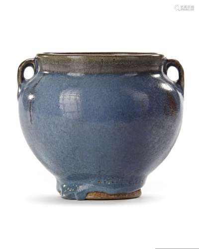 A PURPLE-SPLASHED JUNYAO JAR, YUAN DYNASTY (1271–1368)