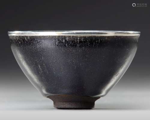 A RARE CHINESE 'JIAN' HARE'S FUR TEMMOKU BOWL, SONG DYNASTY ...