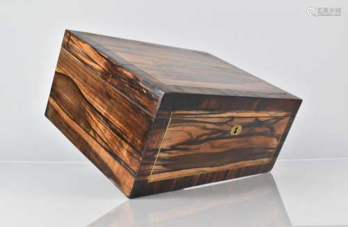 A 19th Century Coromandel Ladies Work Box, Removable Fitted ...