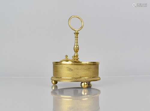 A 19th Century French Gilt Metal Circular Stand having Three...