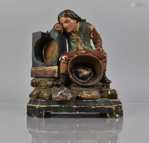 An 18th/19th Century Continental Polychrome Painted Carved W...