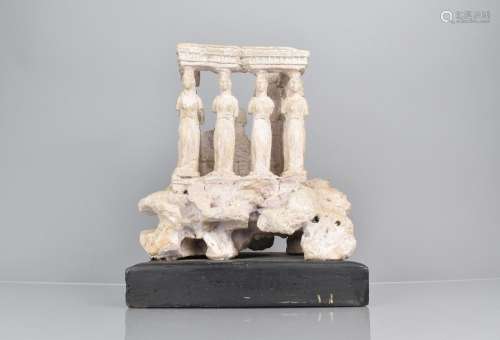 An Interesting Architectural Model of Erechtheion, A Temple ...