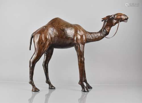 An Early 20th Century Leather Study of a Camel, Attributed t...