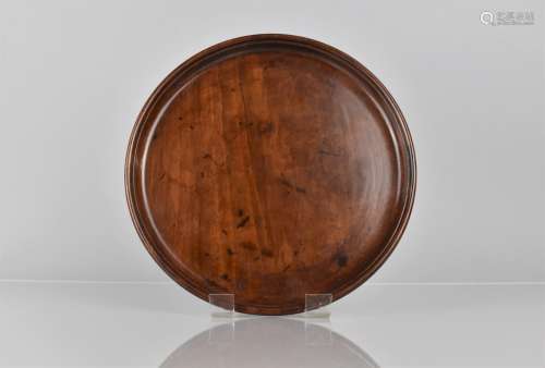 A Late 18th/Early 19th Century Mahogany Circular Tray with D...