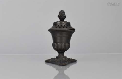A Early 19th Century Bronze Pastille Burner in the Form of a...