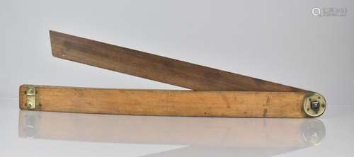 An Unusually Large 19th Century Carpenters Adjustable Bevel ...