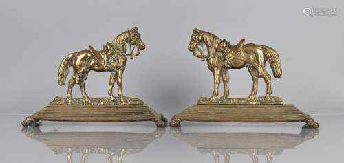A Pair of Late 19th Century Bronze Doorstops in the Form of ...
