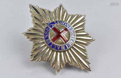 An Enamelled Silver Plated Officers Pagri Badge for the Cold...