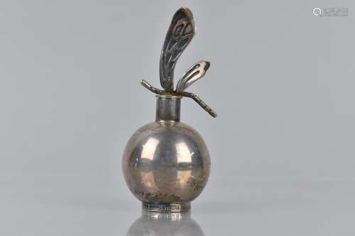 An Elizabeth II Silver Perfume/Scent Bottle by Ammonite Ltd,...