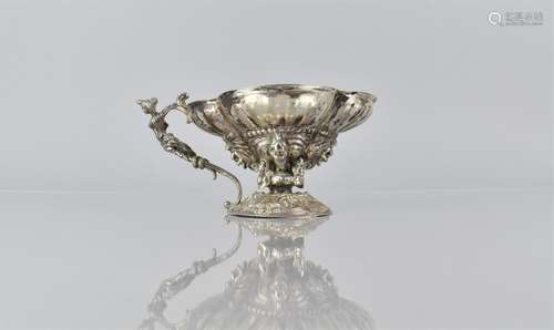 A Continental Silver Quatrefoil Drinking Vessel or Perhaps O...