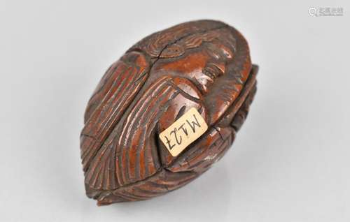 An 18th/19th Century Carved Coquilla Nut with Side Portrait ...