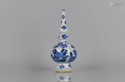 A Chinese Porcelain Sprinkler Vase of Bottle Form decorated ...