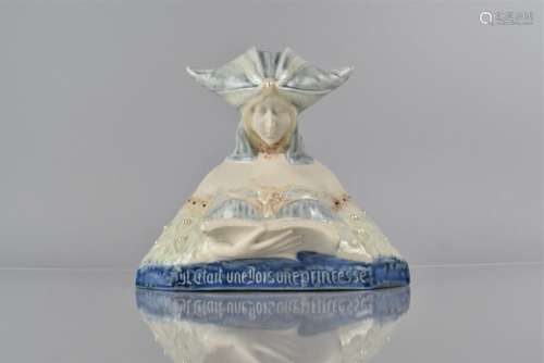 A French Art Deco Porcelain Study of Maiden by Mougin Brothe...