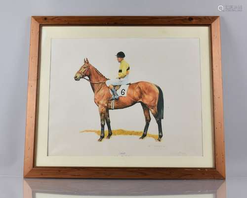 A Framed Print of Arkle with Pat Taafe Up after G Keane, 50x...