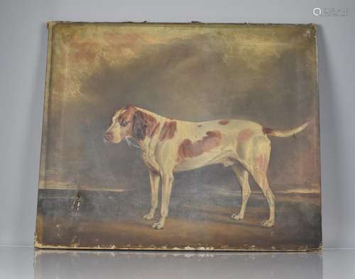 A 19th Century English School Oil on Canvas Mounted but Unfr...