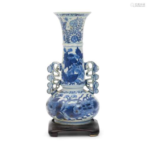 Blue and White Vase