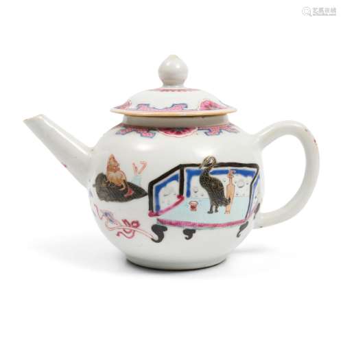 Famille Rose Export Teapot