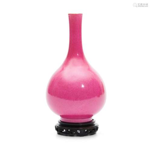 Monochrome Pink-glazed Vase