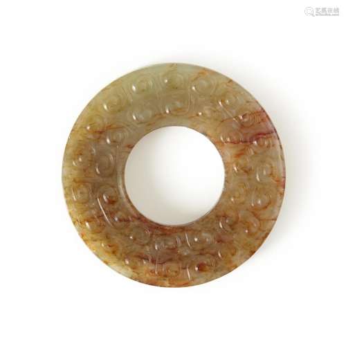 Archaistic Jade Bi Disc