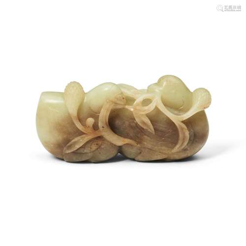 Celadon Jade Carving of Ducks