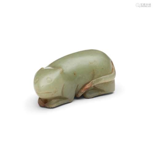 Nephrite Jade Carving of a Mouse