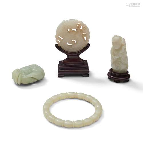 Four Nephrite Jade Items