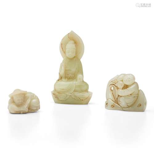 Three Nephrite Jade Carvings