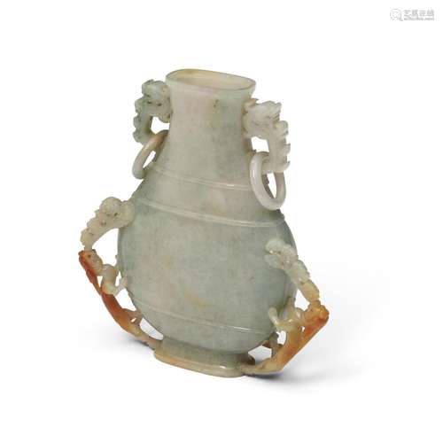 Jadeite Flask Vase