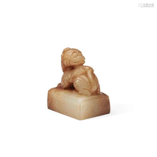 Nephrite Jade Shishi Seal