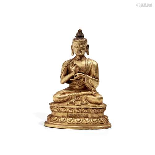 Gilt-bronze Buddha