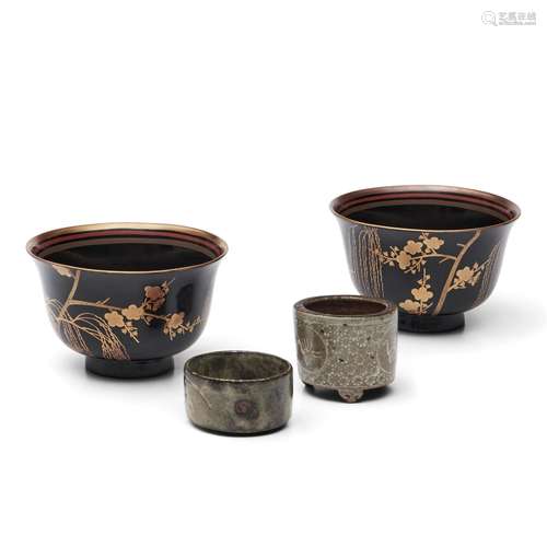 Four Items of Cups and Bowls