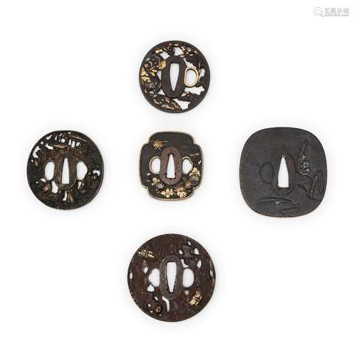 Five Iron and Bronze Tsubas