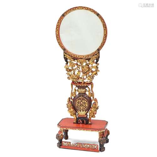 Two Carved Gilt/Lacquered Mirrors