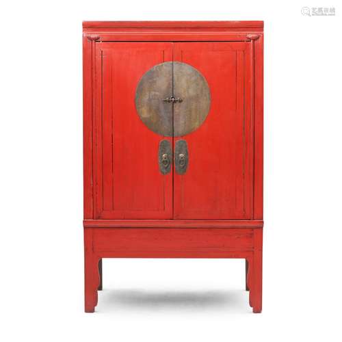 Red-lacquered Chest