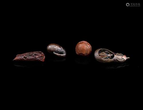 Four Japanese Netsuke