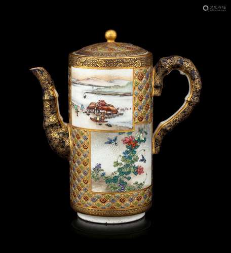 A Japanese Satsuma Teapot